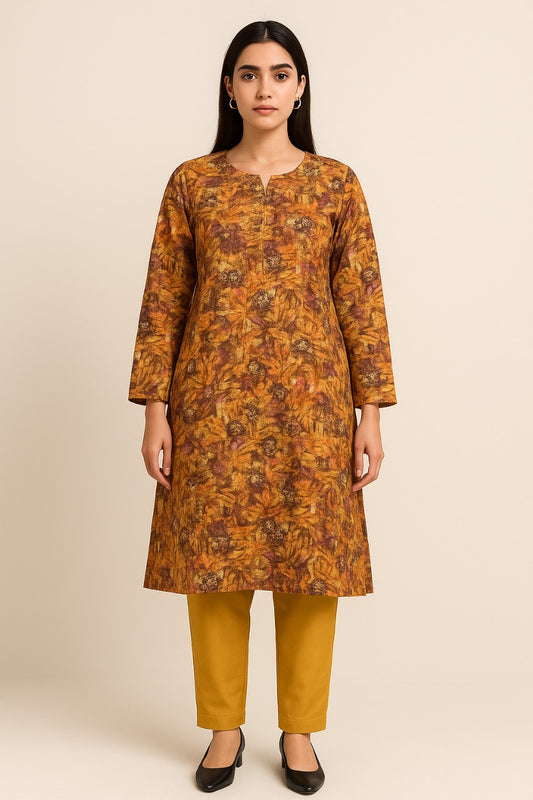 Printed Unstitched Lawn 2 piece suit