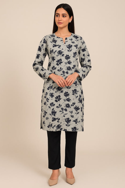 Printed Unstitched Lawn 2 piece suit